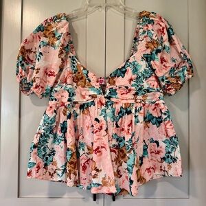 Buddy Love Houston Puff Sleeve Top